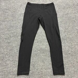 Ewedoos EC Womens Leggings Size L Large Black Pull On Stretch Athleisure